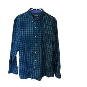 Chaps Easy Care Long Sleeve Button Down Shirt - XL